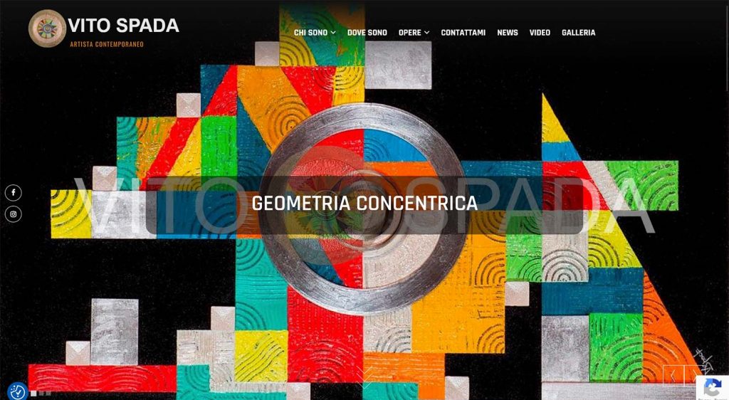 Sito web dell'artista contemporaneo Vito Spada