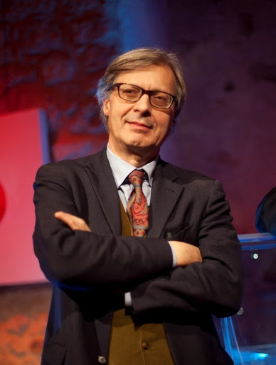 Vittorio Sgarbi, critico d'arte e commentatore TV