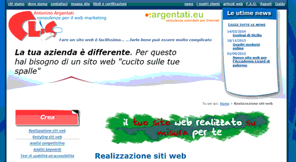 Realizzazione siti web - Clic snc consulenze per il web maeketing